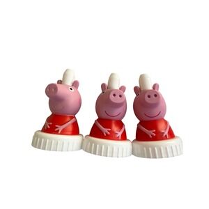 Good2Grow Red Shirt Peppa Pig Juice Topper‎ Bundle of 3